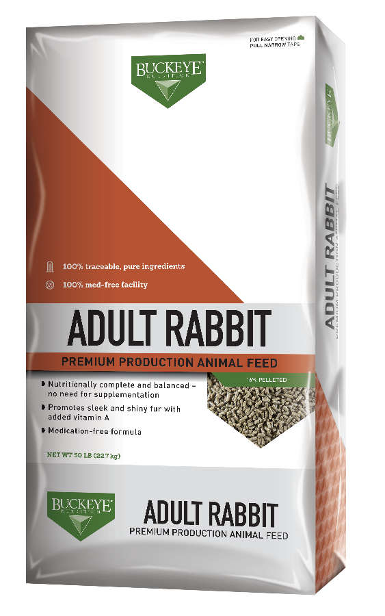 BUCKEYE Nutrition Adult Rabbit (50 lbs)
