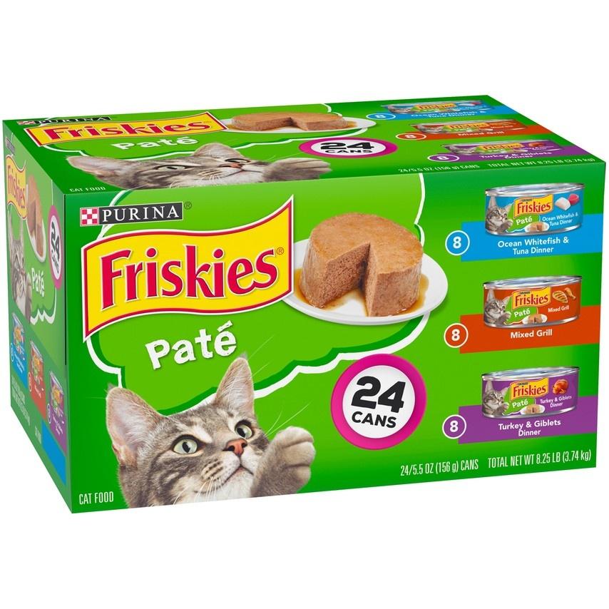 Friskies Classic Pate Variety Pack Canned Cat Food Gap PA