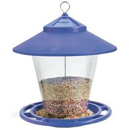 Hopper Granary Bird Feeder, Assorted Colors, 4-Lb.