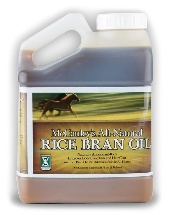 McCauley's ALL-NATURAL RICE BRAN OIL (1 gallon)