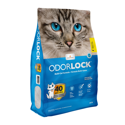 Intersand Odourlock Ultra premium multi-cat litter formula (25 lb - Unscented)