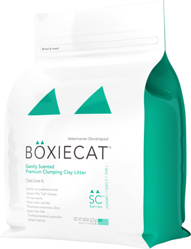 Boxiecat Gently Scented Premium Clumping Clay Cat Litter