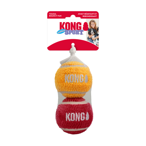 KONG Sport Softies Ball 2-Pk Assorted Dog Toy