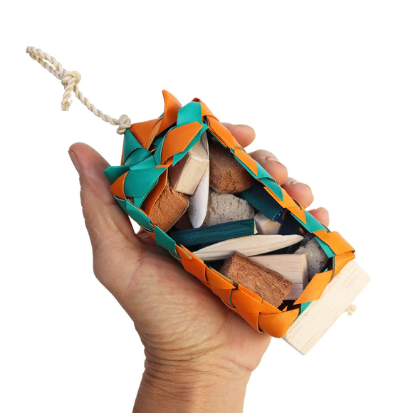 A&E Cage Happy Beaks Treasure Chest Bird Toy (Small)