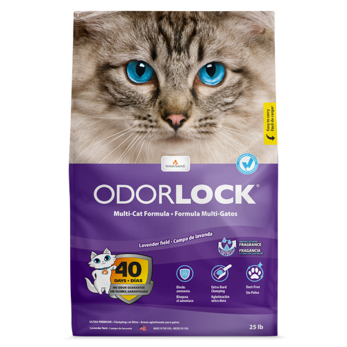 Intersand Odourlock Ultra premium multi-cat litter formula (25 lb - Unscented)