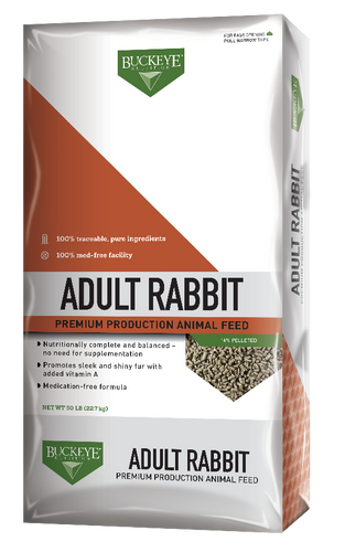 BUCKEYE Nutrition Adult Rabbit (50 lbs)