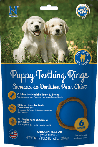 N-Bone® Puppy Teething Rings Grain-Free Chicken Flavor