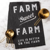 Primitives by Kathy Rustic Farm Sweet Farm Kitchen Towel