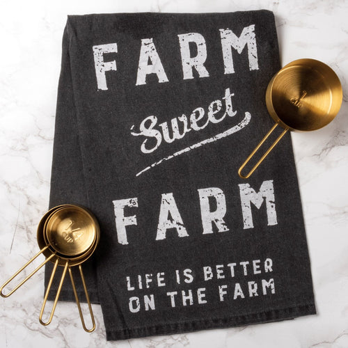 Primitives by Kathy Rustic Farm Sweet Farm Kitchen Towel
