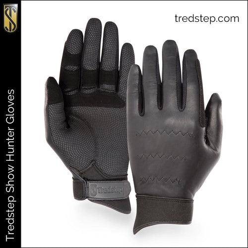 Tredstep Show Hunter Gloves Black (Limited sizes available)