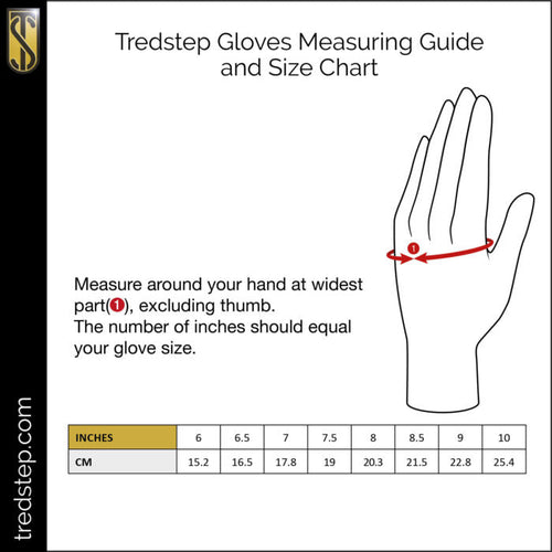 Tredstep Show Hunter Gloves Black (Limited sizes available)