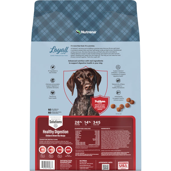 Nutrena® Loyall Life® Advanced Solutions Healthy Digestion Chicken & Rice  Recipe Adult Dog Food - Gap, PA
