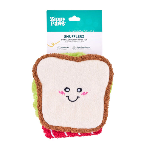 Zippy Paws Snufflerz – BLT Sandwich Dog Toy