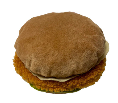 Ethical Pet Spot Kentucky Fried Chicken Plush Chicken Sandwich Dog Toy