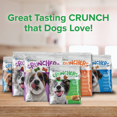 Blue Seal Kent EnTrust Crunchers Happy Health Recipe Large Dog Treats
