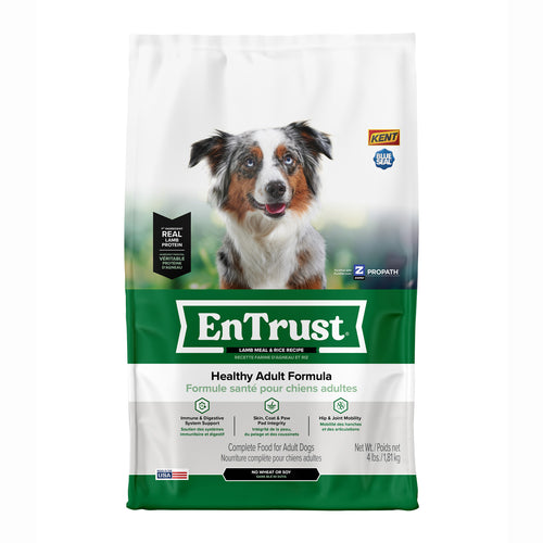 Kent Blue Seal EnTrust® Healthy Adult Lamb Meal & Rice Recipe Dog Food