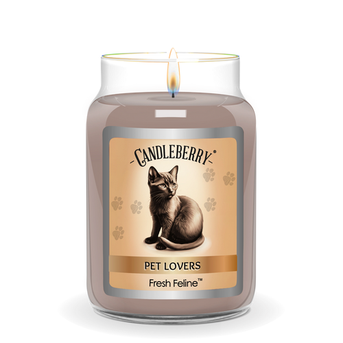 Candleberry Fresh Feline™ - Large Jar Candle