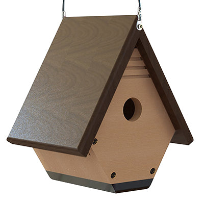 Going Green® Contemporary Wren House Brown & Tan