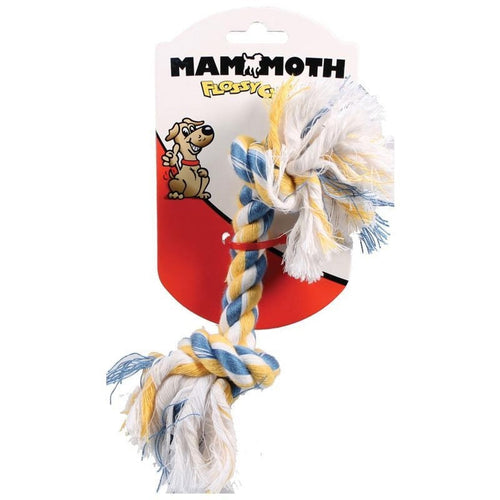 MAMMOTH FLOSSY CHEWS COLOR ROPE BONE