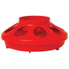LITTLE GIANT PLASTIC POULTRY FEEDER BASE (1 QT RED)