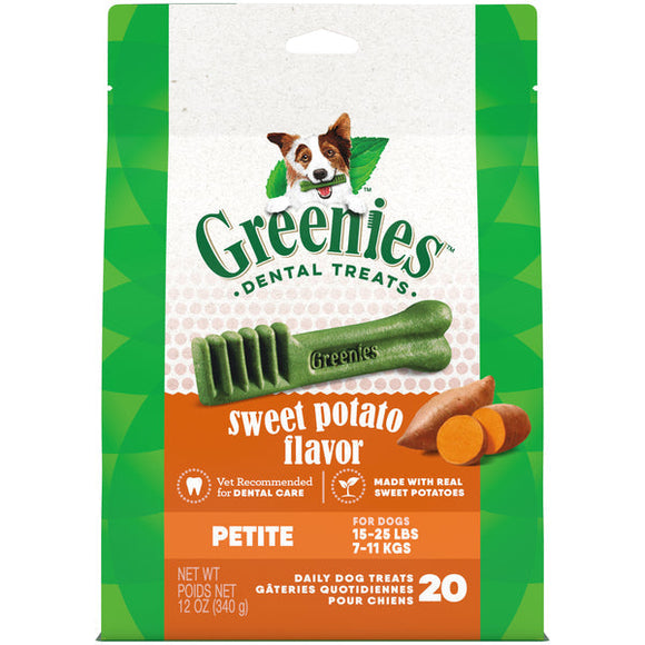 Greenies Sweet Potato Flavored Petite Dental Treats