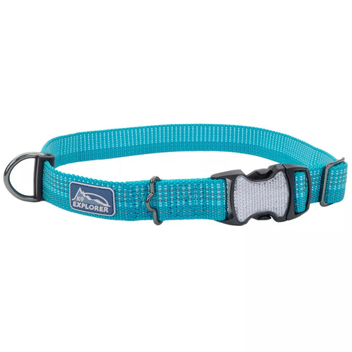 Coastal Pet Products K9 Explorer Brights Reflective Adjustable Dog Collar Ocean 1