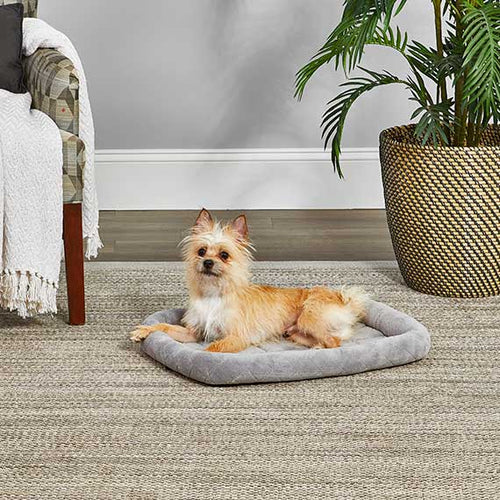 Midwest QuietTime® Deluxe Diamond Stitch Beds Bolstered Pet Beds