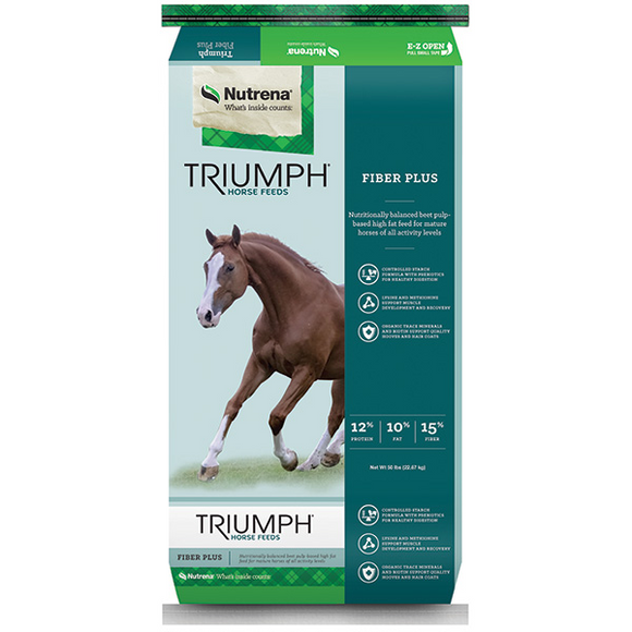 Nutrena® Triumph® Fiber Plus Textured Horse Feed