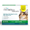 TevraPet FirstAct Plus for Cats (For cats over 1.5 lbs. - 3 Doses (3 Month Supply))