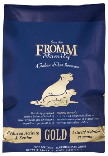 Fromm Reduced Activity & Senior Gold Dog Food (30 lbs)