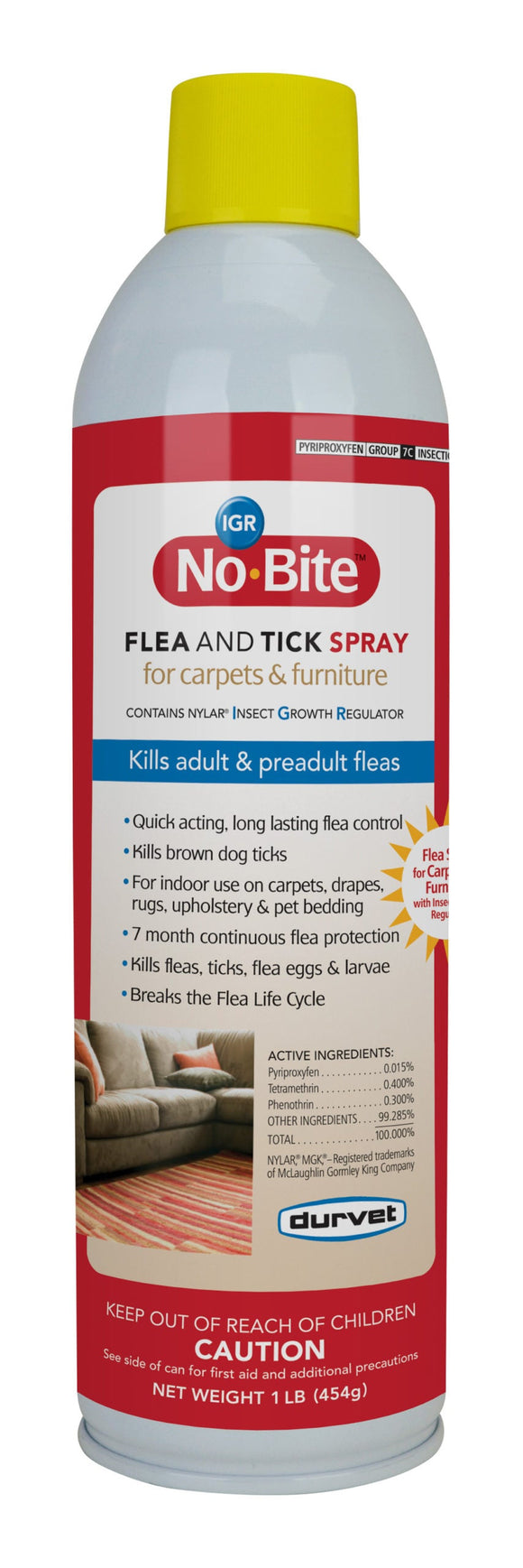 Durvet No-Bite™ IGR Flea and Tick Spray