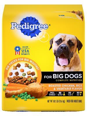 PEDIGREE® Big Dogs Roasted Chicken, Rice & Vegetable Dry Dog Food