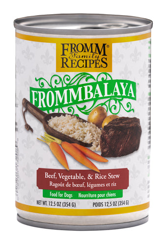 Fromm Family Recipes Frommbalaya® Beef, Vegetable, & Rice Stew Dog Food (12.5-oz, Single Can)