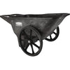 Rubbermaid Commercial Big Wheel Cart (7.5 CU FT - 5642, BLACK)