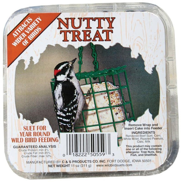 C&S Nutty Treat Suet (11 oz)